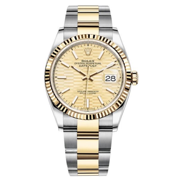 Rolex Datejust 36 Yellow Rolesor Oyster bracelet 126233-0040